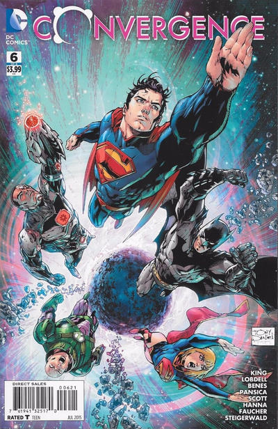 Cover for Convergence (DC, 2015 series) #6 [Steve Rude Cover]