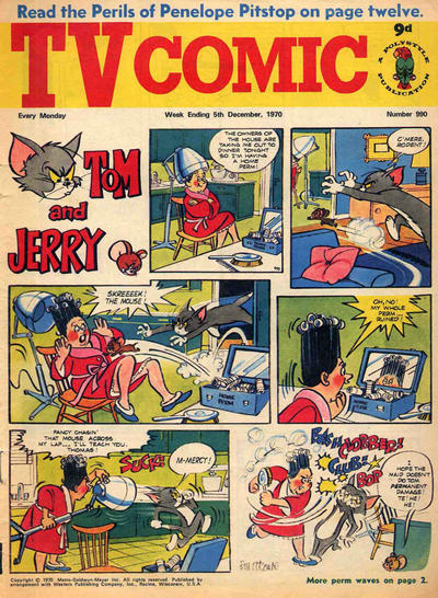 Cover for TV Comic (Polystyle Publications, 1951 series) #990
