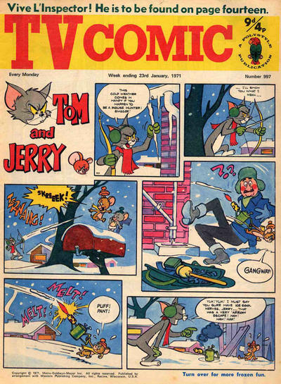 Cover for TV Comic (Polystyle Publications, 1951 series) #997