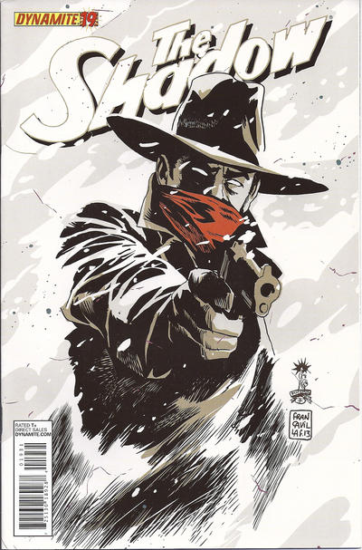Cover for The Shadow (Dynamite Entertainment, 2012 series) #19 [Retailer Incentive Cover by Francesco Francavilla]