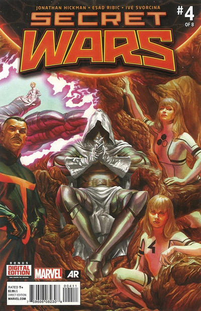 Cover for Secret Wars (Marvel, 2015 series) #4