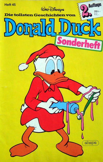 Cover for Die tollsten Geschichten von Donald Duck - Zweitauflage (Egmont Ehapa, 1983 series) #45