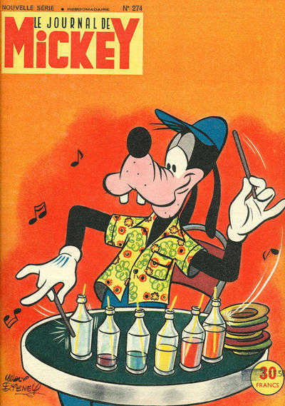 Cover for Le Journal de Mickey (Hachette, 1952 series) #274