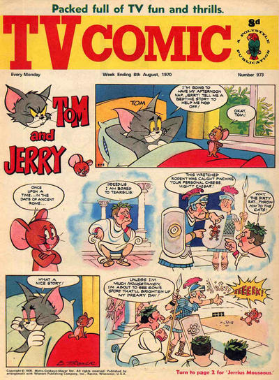 Cover for TV Comic (Polystyle Publications, 1951 series) #973