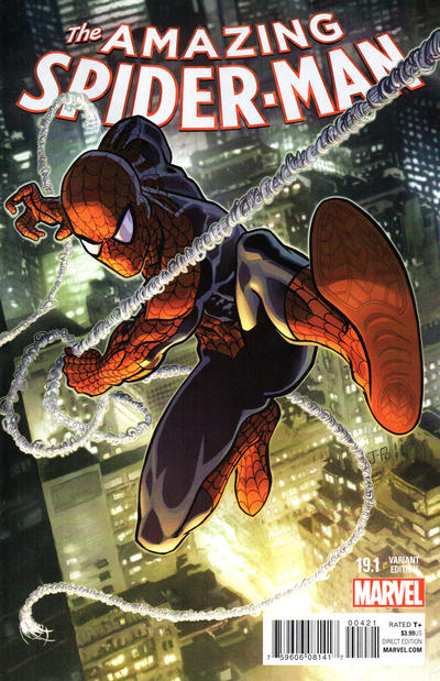 Cover for The Amazing Spider-Man (Marvel, 2014 series) #19.1 [Variant Edition - Justin Ponsor Cover]