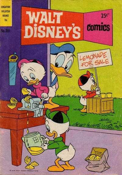 Cover for Walt Disney's Comics (W. G. Publications; Wogan Publications, 1946 series) #351