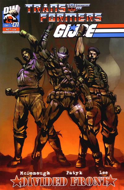 Cover for Transformers / G.I. Joe: Divided Front (Dreamwave Productions, 2004 series) #1 [variant]