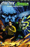 Cover Thumbnail for Star Trek / Green Lantern (2015 series) #1 [Garry Brown Connecting Subscription Cover]