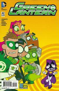 Cover for Green Lantern (DC, 2011 series) #42 [Teen Titans Go! Cover]