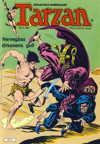 Cover Thumbnail for Tarzan (Atlantic Forlag, 1977 series) #21/1980