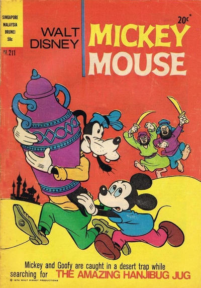 Cover for Walt Disney's Mickey Mouse (W. G. Publications; Wogan Publications, 1956 series) #211