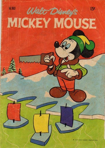 Cover for Walt Disney's Mickey Mouse (W. G. Publications; Wogan Publications, 1956 series) #163