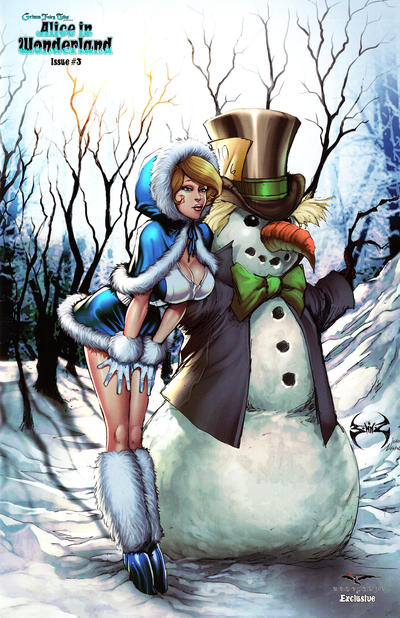 Cover for Grimm Fairy Tales Presents Alice in Wonderland (Zenescope Entertainment, 2012 series) #3 [Zenescope Exclusive Variant - Joe Benitez]