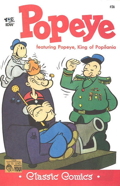 Cover for Classic Popeye (IDW, 2012 series) #36