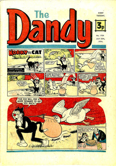 Cover for The Dandy (D.C. Thomson, 1950 series) #1704