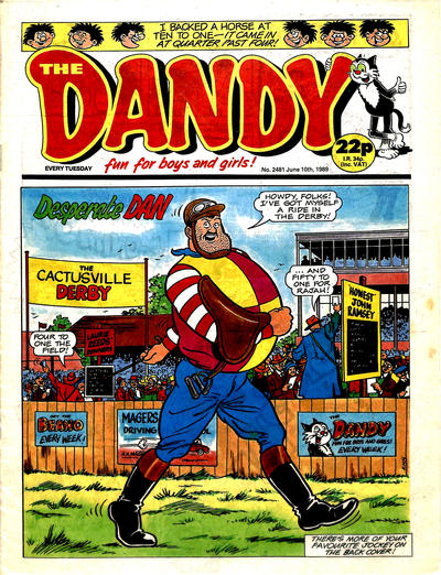 Cover for The Dandy (D.C. Thomson, 1950 series) #2481