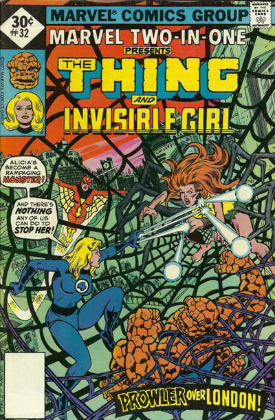 Cover for Marvel Two-in-One (Marvel, 1974 series) #32 [Whitman]