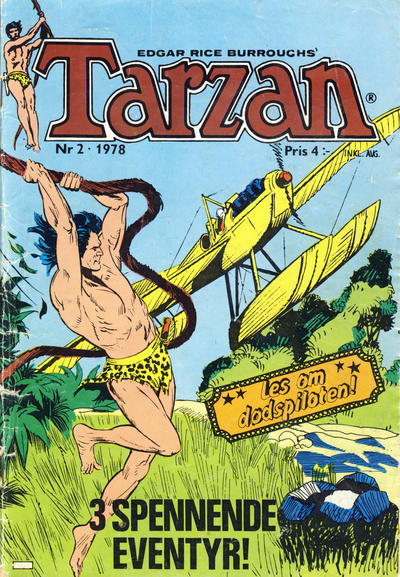 Cover for Tarzan (Atlantic Forlag, 1977 series) #2/1978