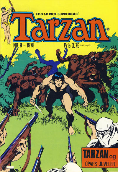 Cover for Tarzan (Atlantic Forlag, 1977 series) #9/1978
