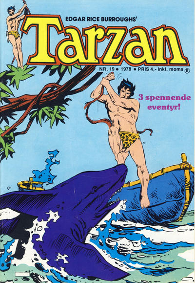 Cover for Tarzan (Atlantic Forlag, 1977 series) #19/1978
