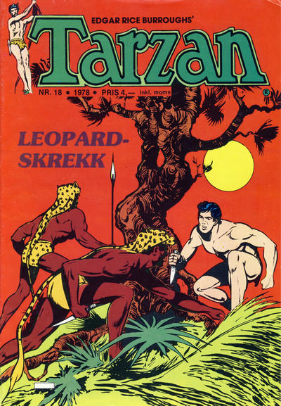 Cover for Tarzan (Atlantic Forlag, 1977 series) #18/1978