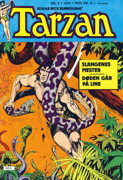 Cover for Tarzan (Atlantic Forlag, 1977 series) #9/1979