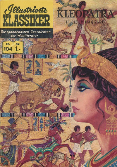 Cover for Illustrierte Klassiker [Classics Illustrated] (BSV - Williams, 1956 series) #104 - Kleopatra [HLN 102]