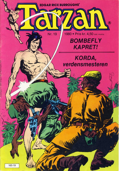 Cover for Tarzan (Atlantic Forlag, 1977 series) #19/1980