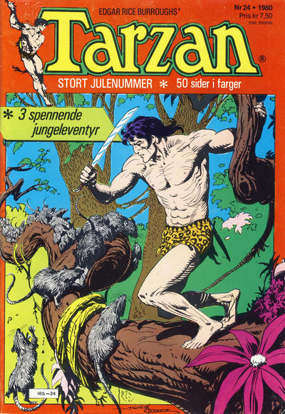 Cover for Tarzan (Atlantic Forlag, 1977 series) #24/1980