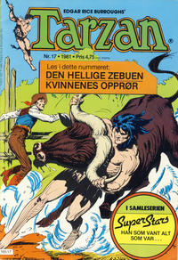 Cover Thumbnail for Tarzan (Atlantic Forlag, 1977 series) #17/1981