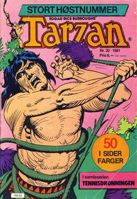 Cover Thumbnail for Tarzan (Atlantic Forlag, 1977 series) #20/1981