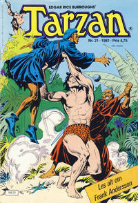 Cover Thumbnail for Tarzan (Atlantic Forlag, 1977 series) #21/1981