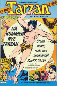 Cover Thumbnail for Tarzan (Atlantic Forlag, 1977 series) #1/1982