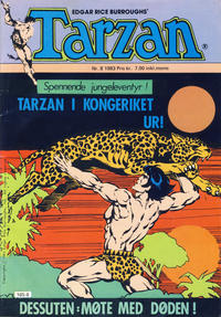 Cover Thumbnail for Tarzan (Atlantic Forlag, 1977 series) #8/1983