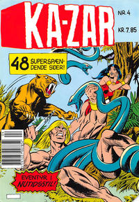Cover Thumbnail for Ka-Zar (Winthers Forlag, 1983 series) #4