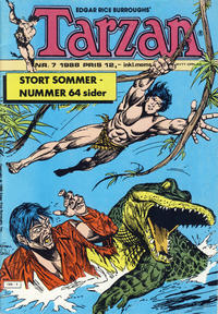 Cover Thumbnail for Tarzan (Atlantic Forlag, 1977 series) #7/1988