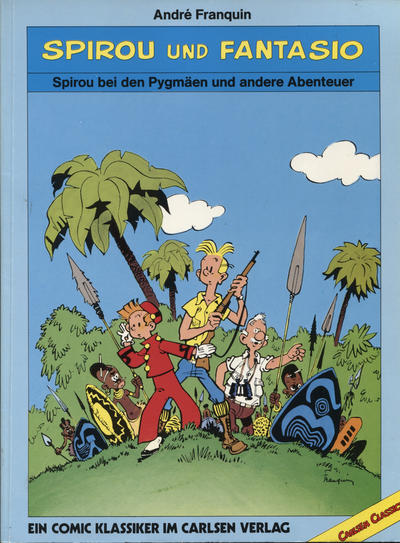Cover for Spirou und Fantasio - Carlsen Classics (Carlsen Comics [DE], 1987 series) #[1] - Spirou bei den Pygmäen und andere Abenteuer