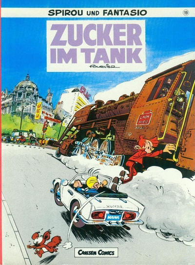 Cover for Spirou und Fantasio (Carlsen Comics [DE], 1981 series) #19 - Zucker im Tank