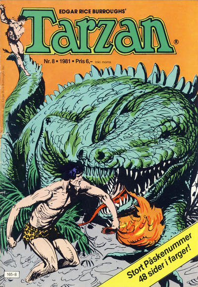 Cover for Tarzan (Atlantic Forlag, 1977 series) #8/1981