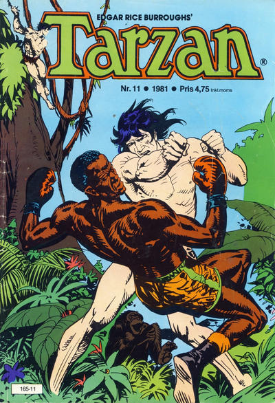 Cover for Tarzan (Atlantic Forlag, 1977 series) #11/1981