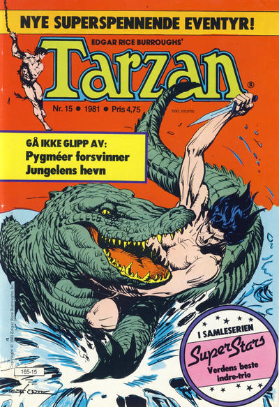 Cover for Tarzan (Atlantic Forlag, 1977 series) #15/1981
