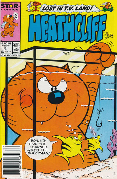 Cover for Heathcliff (Marvel, 1985 series) #21 [Newsstand]