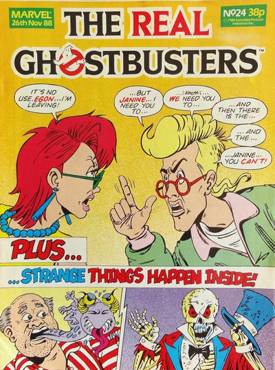 Cover for The Real Ghostbusters (Marvel UK, 1988 series) #24