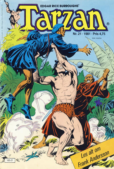 Cover for Tarzan (Atlantic Forlag, 1977 series) #21/1981