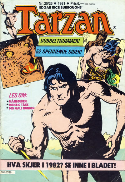 Cover for Tarzan (Atlantic Forlag, 1977 series) #25-26/1981