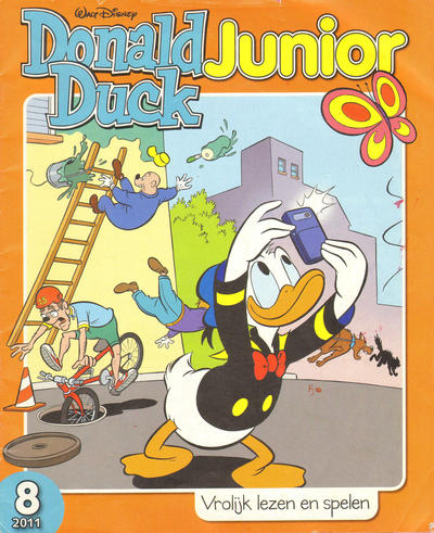 Cover for Donald Duck Junior (Sanoma Uitgevers, 2008 series) #8/2011