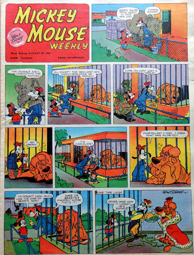 Cover for Mickey Mouse Weekly (Odhams, 1936 series) #746