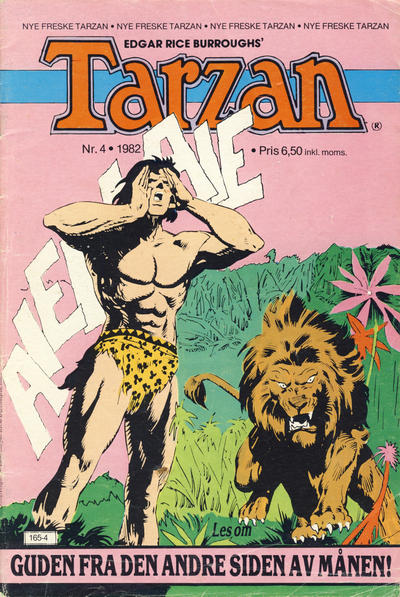 Cover for Tarzan (Atlantic Forlag, 1977 series) #4/1982