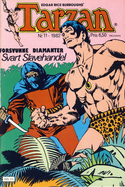 Cover for Tarzan (Atlantic Forlag, 1977 series) #11/1982
