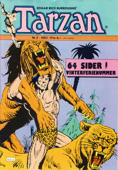 Cover for Tarzan (Atlantic Forlag, 1977 series) #2/1983